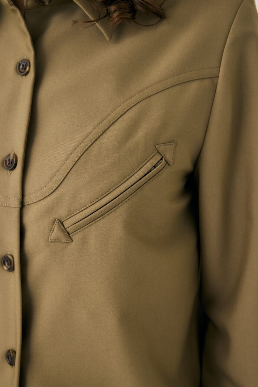 MOUSSY「CURVE POCKET DETAILシャツ」|シャツ・ブラウス|