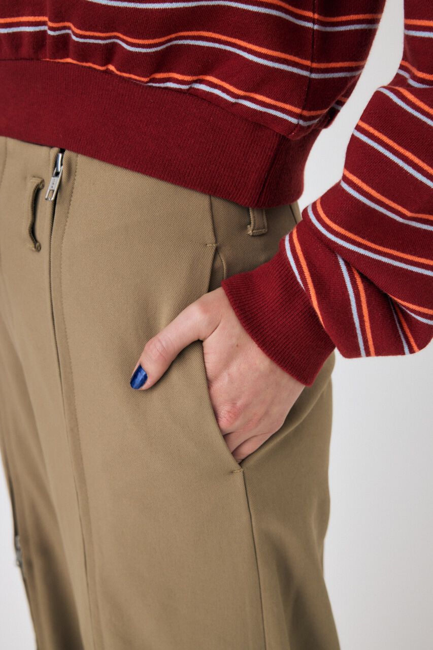 MOUSSY「ZIP UP WIDE トラウザーズ」|その他|