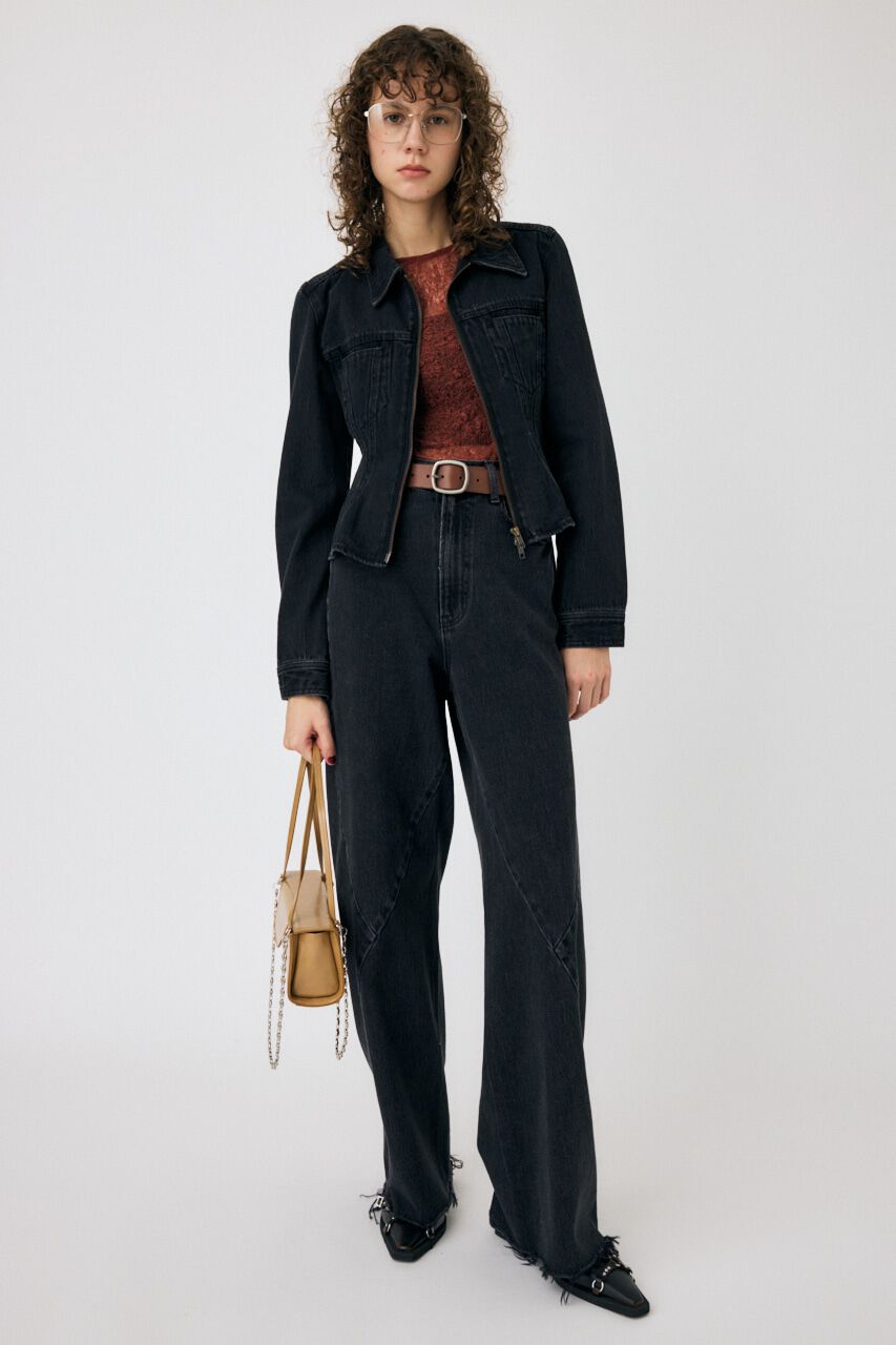 MOUSSY「WAIST TUCK デニムシャツ」|シャツ・ブラウス|