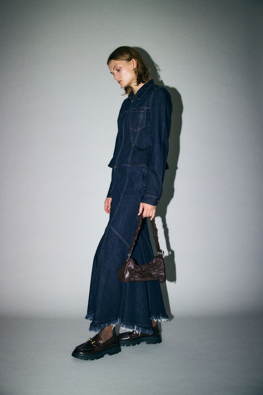 MOUSSY「WAIST TUCK デニムシャツ」|シャツ・ブラウス|