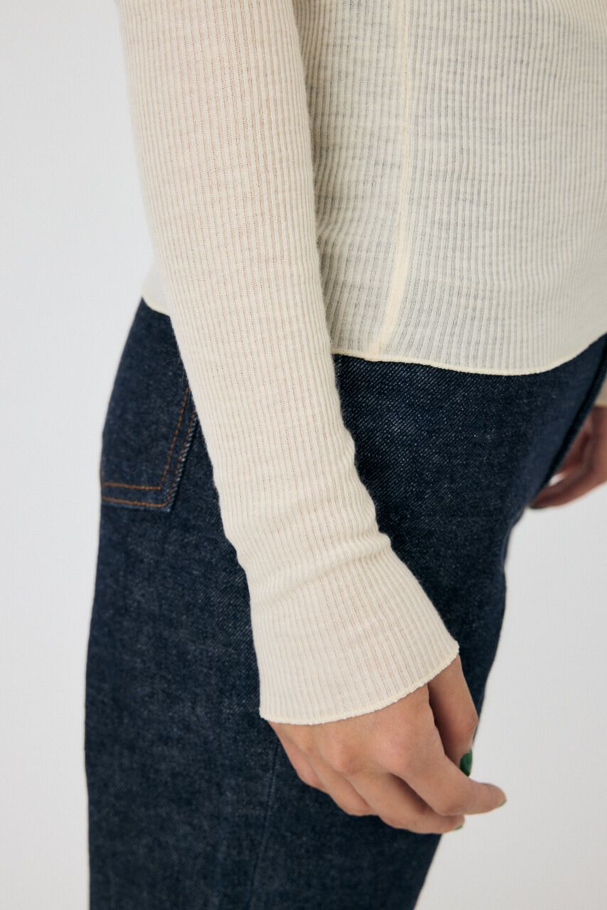 MOUSSY「SOFT TEREKO ハイネックトップス」|Tシャツ・カットソー|