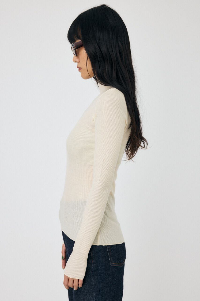 MOUSSY「SOFT TEREKO ハイネックトップス」|Tシャツ・カットソー|