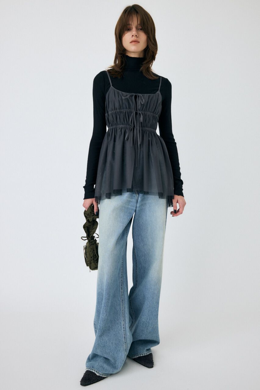 MOUSSY「SOFT TEREKO ハイネックトップス」|Tシャツ・カットソー|