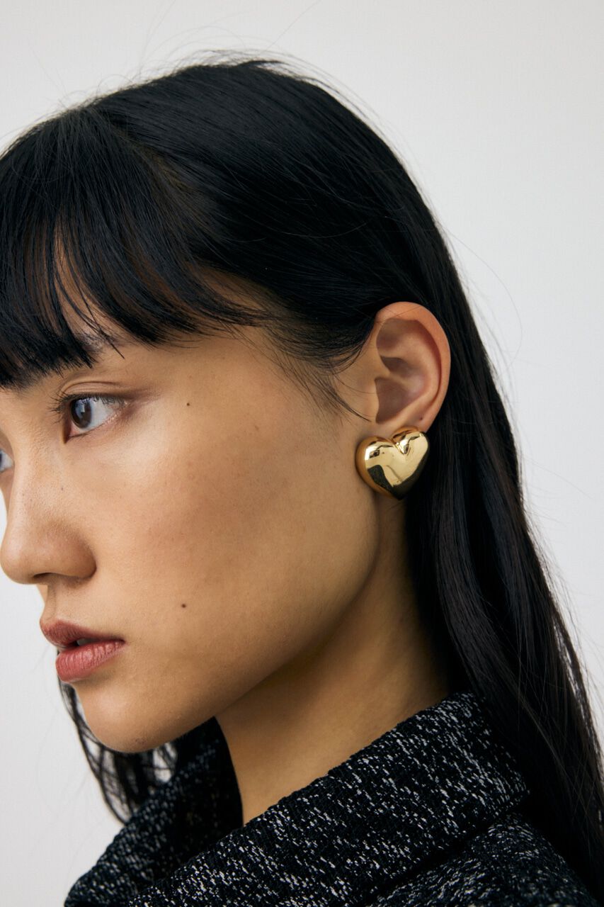 MOUSSY「BIG HEART イヤリング」|ピアス|