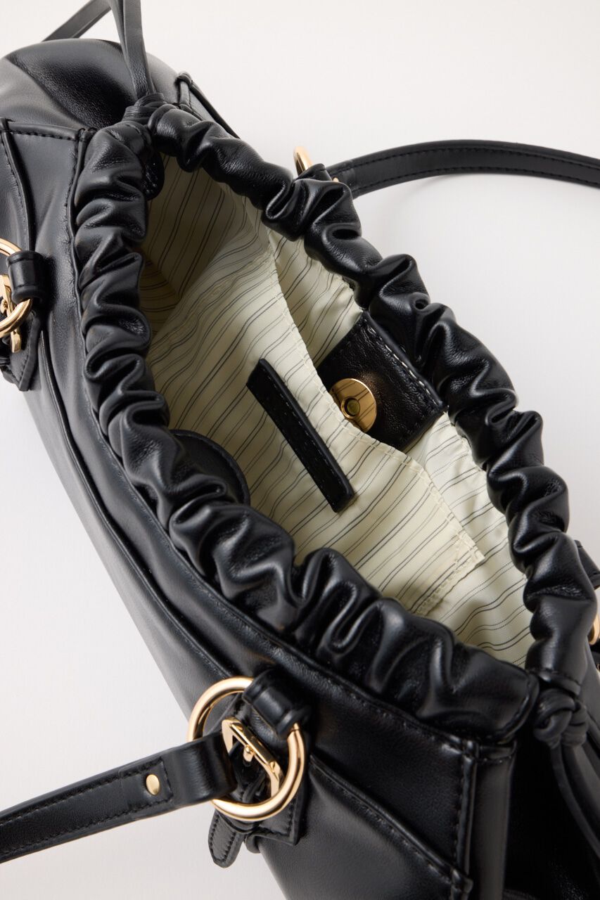 MOUSSY「WIDE F/LEATHER ショルダーバッグ」|その他|