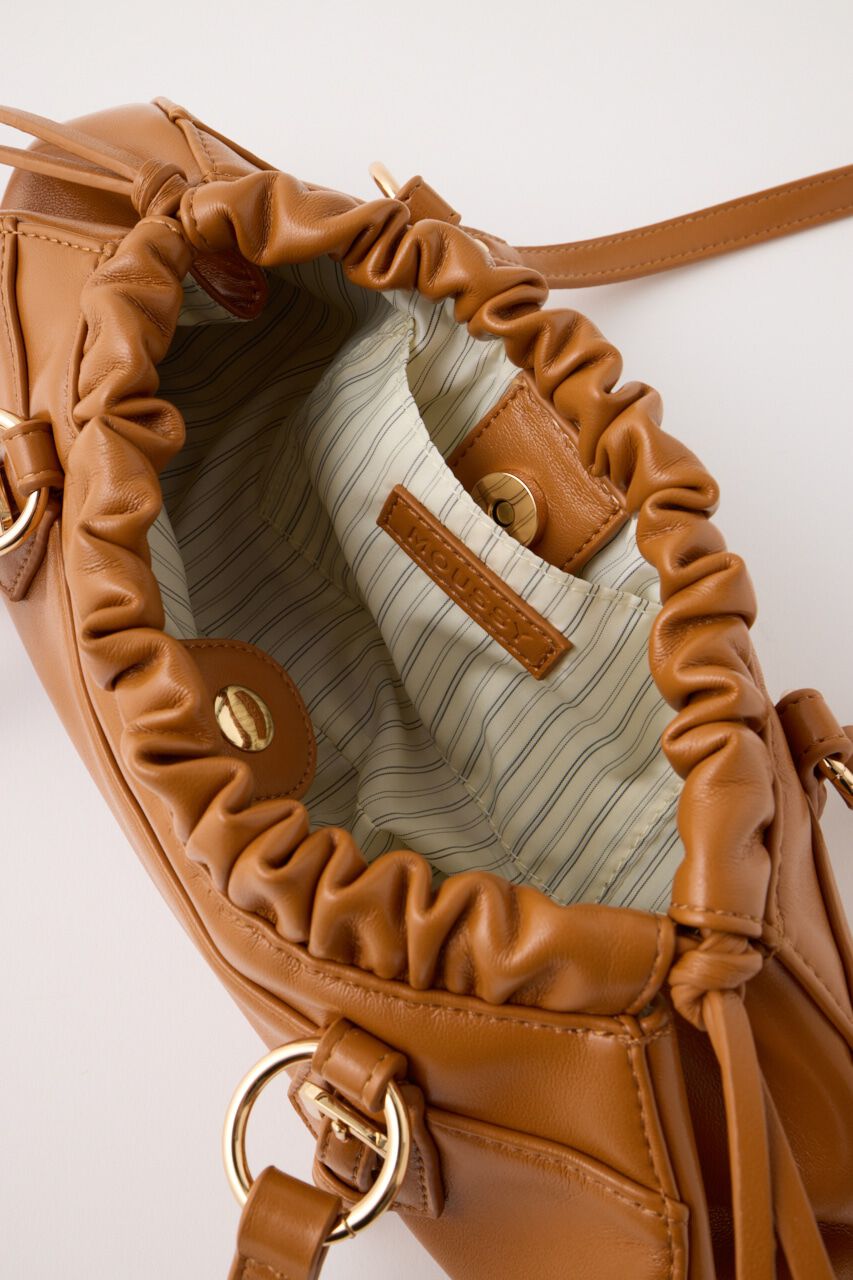 MOUSSY「WIDE F/LEATHER ショルダーバッグ」|その他|