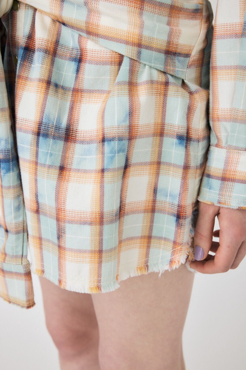 MOUSSY「BLEACH CHECK スカート」|スカート|
