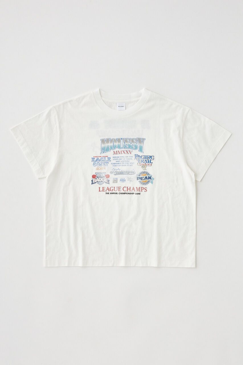 MOUSSY「MOUSSY LEAGUE CHAMPS 25 Tシャツ」|Tシャツ・カットソー|