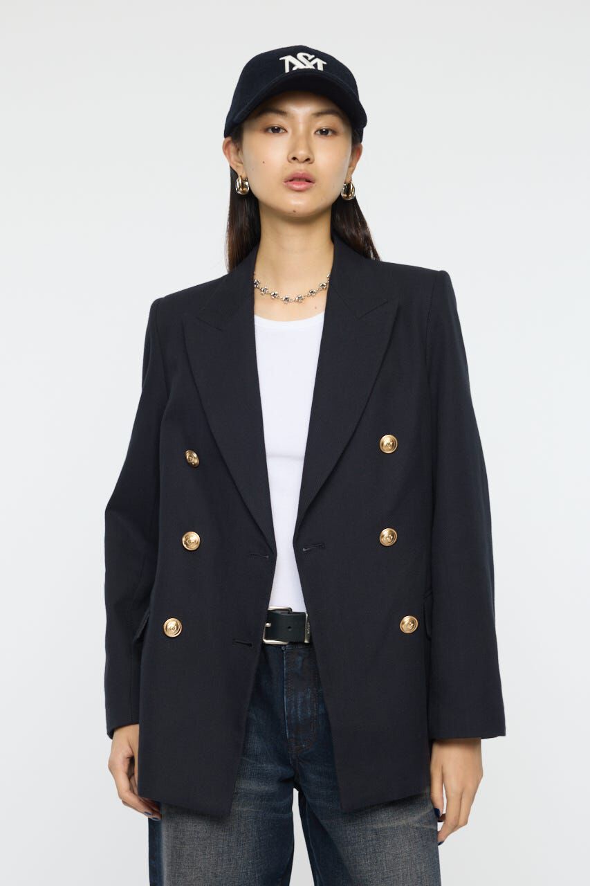 MOUSSY「DOUBLE BREASTED ジャケット」|その他|D/NVY3