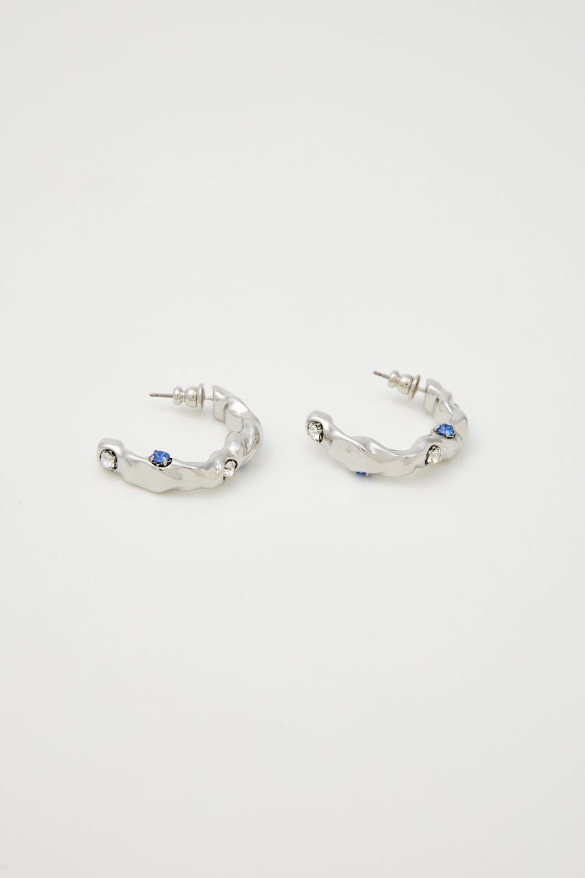 MOUSSY「GEM HOOP イヤリング」|ピアス|