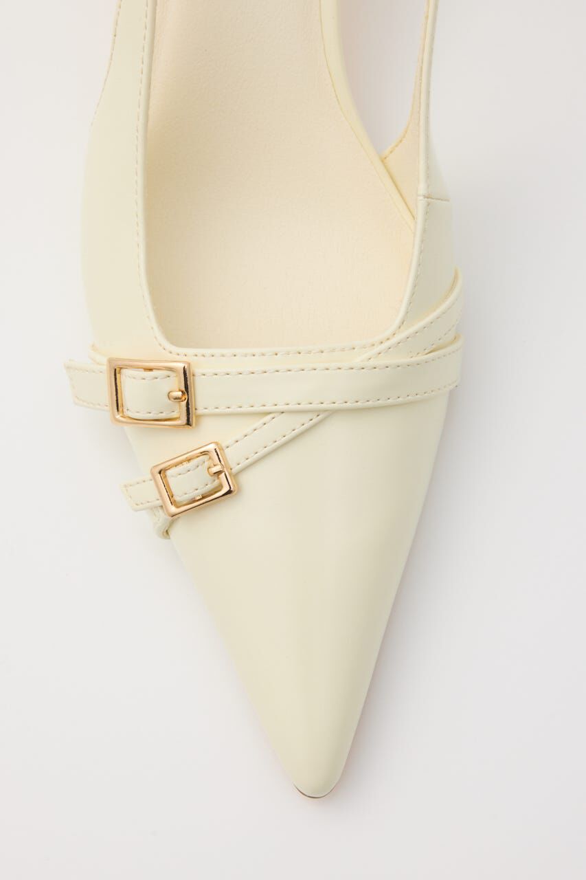 rienda「ベルトディテールスリングバックパンプス」|サンダル|