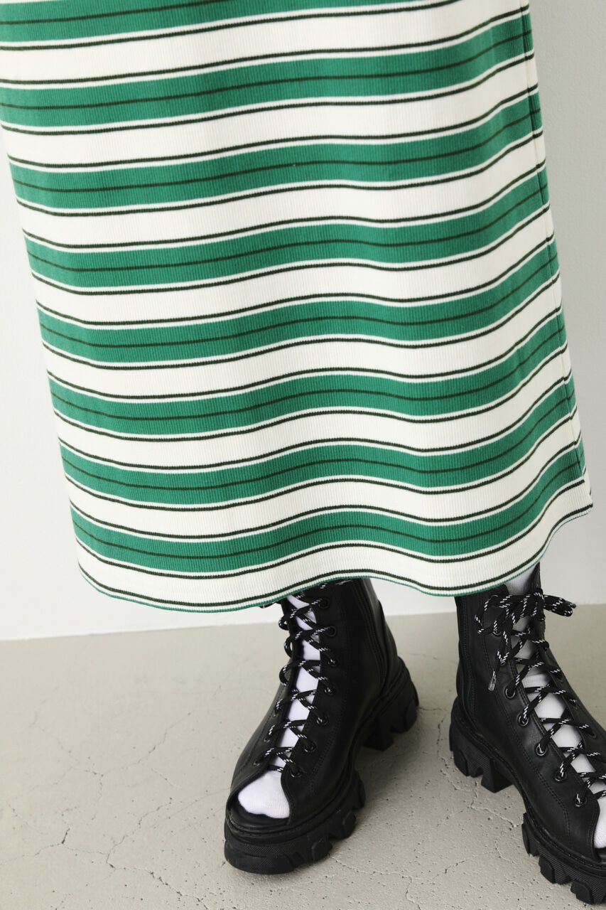 RODEO CROWNS「マルチボーダーリブワンピース」|ワンピース|