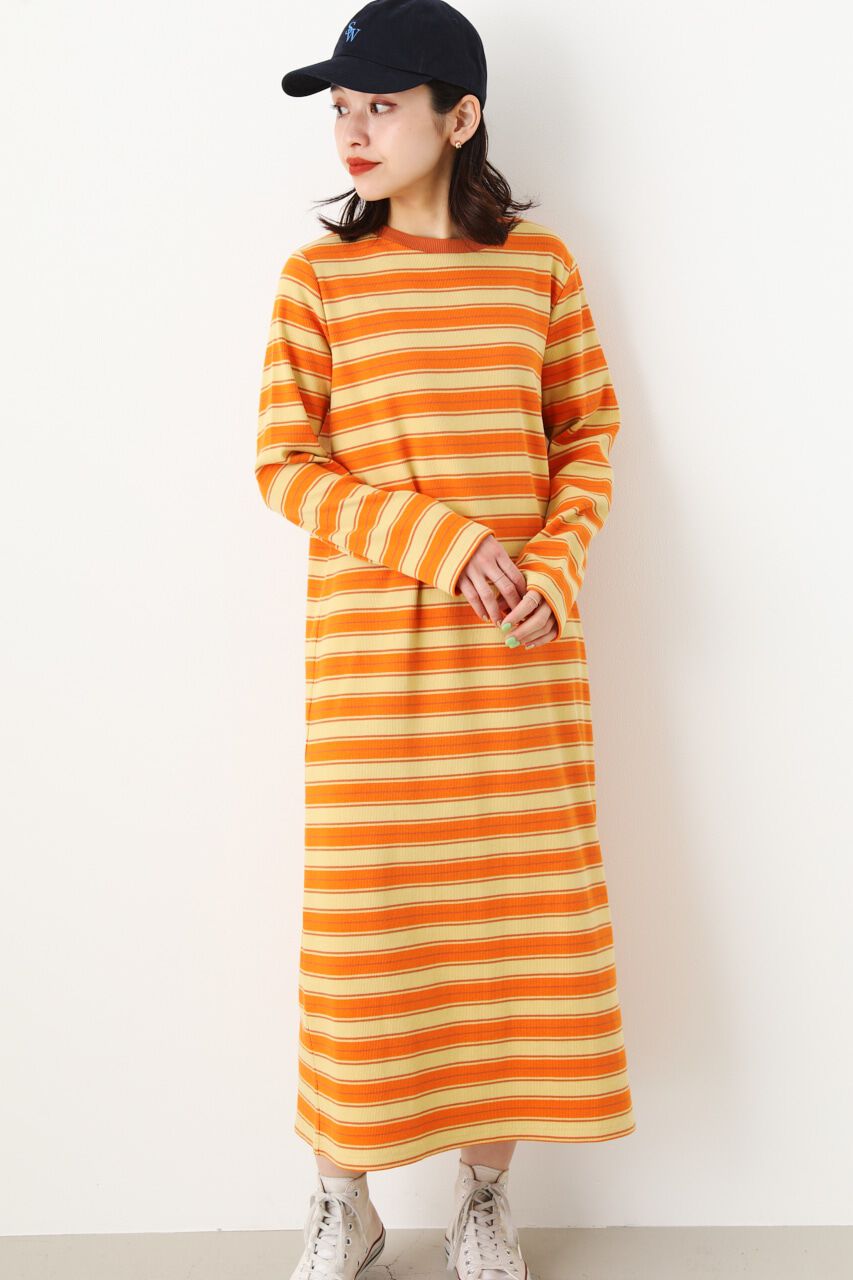 RODEO CROWNS「マルチボーダーリブワンピース」|ワンピース|