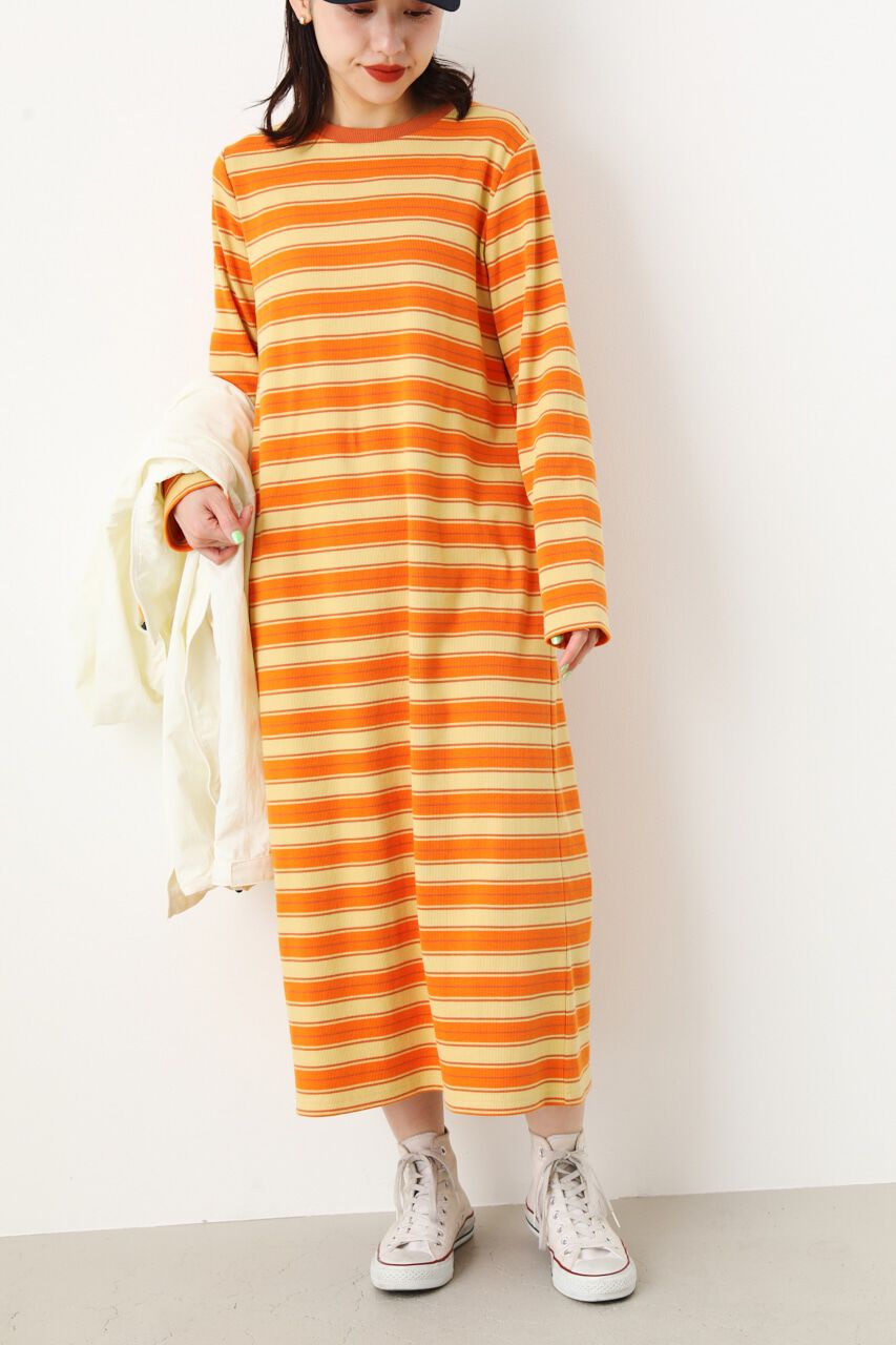 RODEO CROWNS「マルチボーダーリブワンピース」|ワンピース|