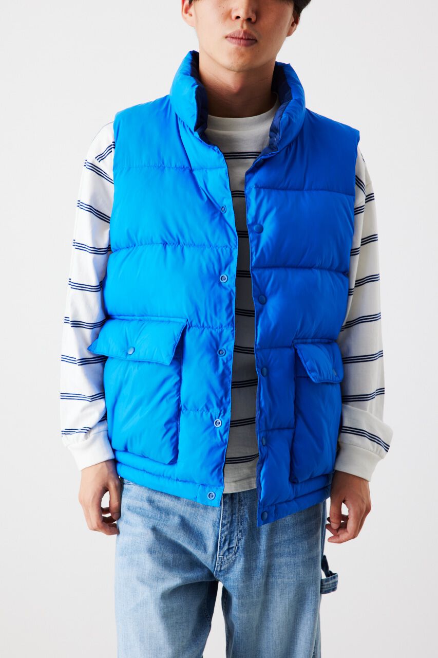 RODEO CROWNS「リバーシブル PUFF VEST」|ダウンベスト・ベスト|