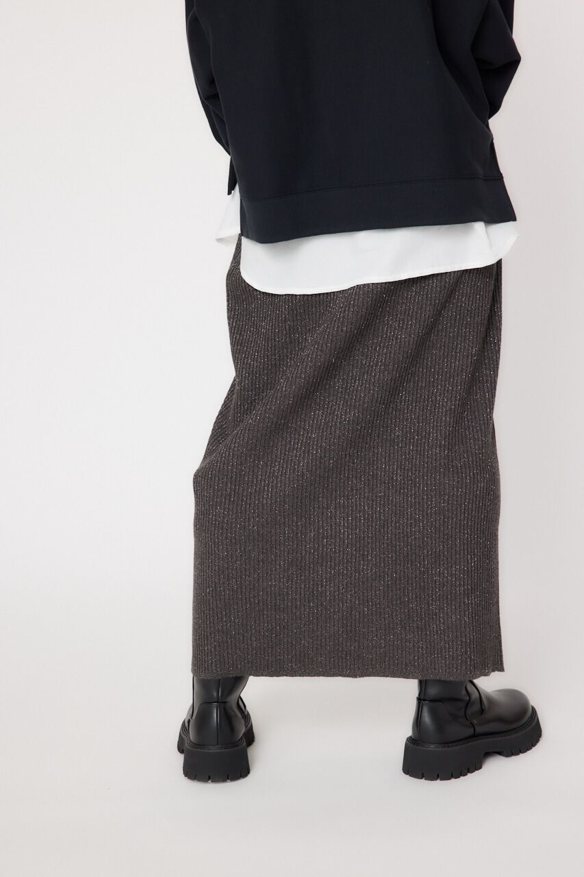 RODEO CROWNS「メタリック リブニット スカート」|スカート|