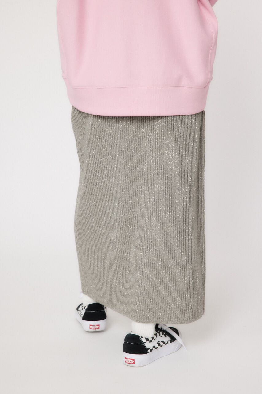 RODEO CROWNS「メタリック リブニット スカート」|スカート|
