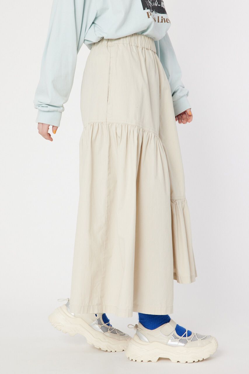 RODEO CROWNS「ミリタリーギャザーフリルスカート」|スカート|