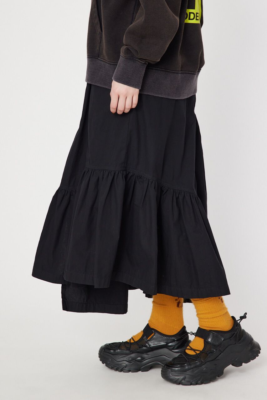 RODEO CROWNS「ミリタリーギャザーフリルスカート」|スカート|