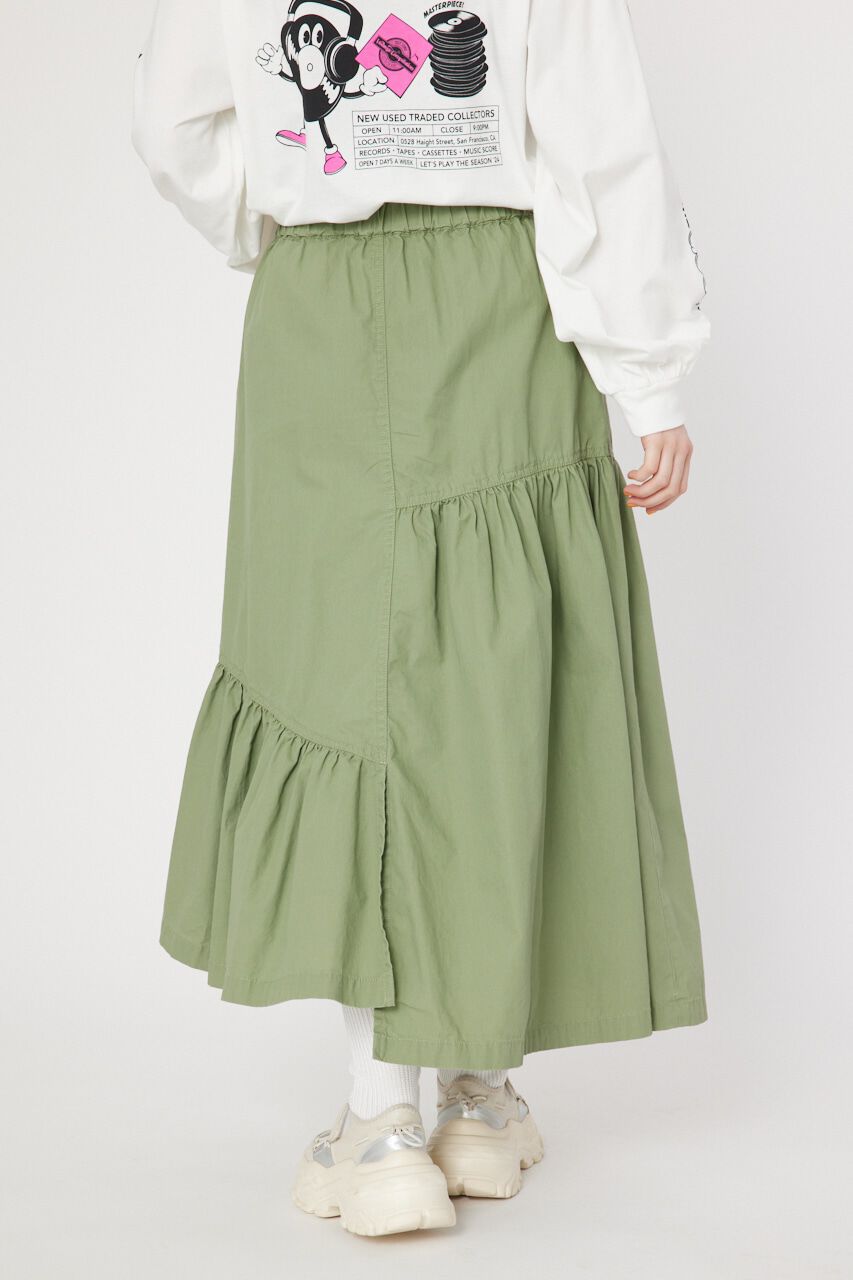 RODEO CROWNS「ミリタリーギャザーフリルスカート」|スカート|