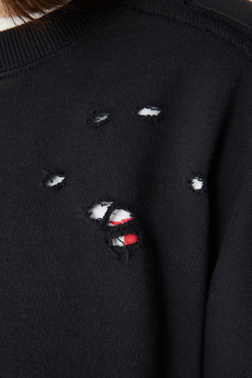 RODEO CROWNS「ウォッシュダメージスウェット」|Tシャツ・カットソー|