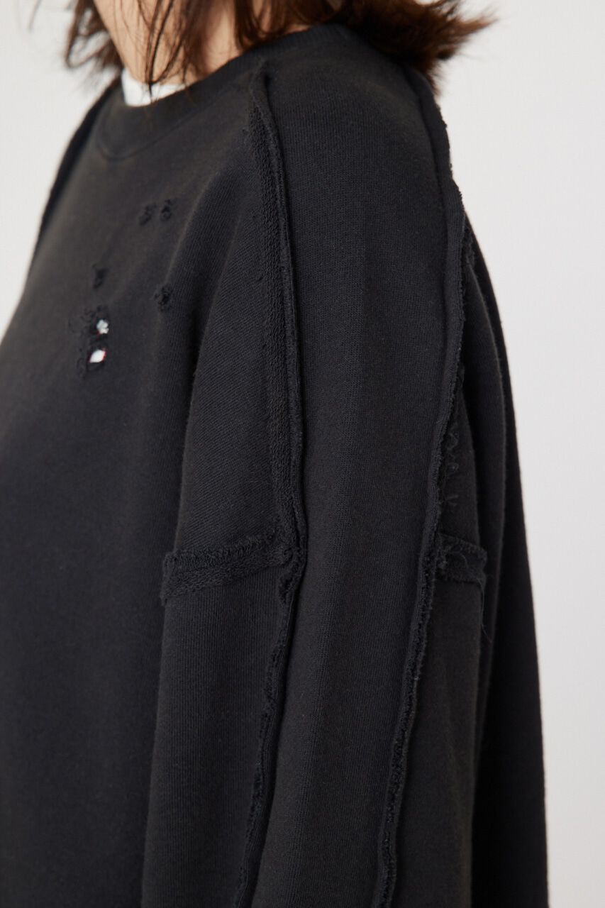 RODEO CROWNS「ウォッシュダメージスウェット」|Tシャツ・カットソー|