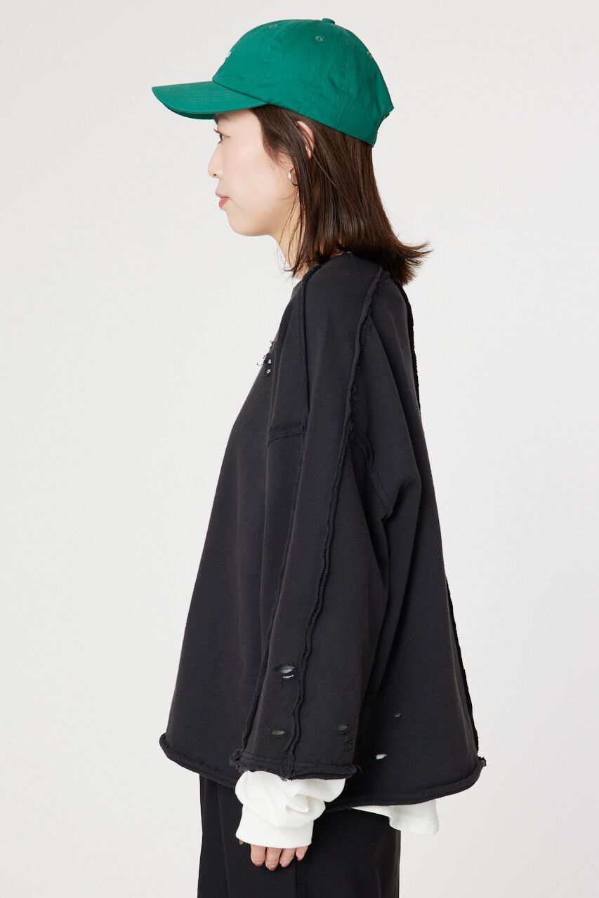 RODEO CROWNS「ウォッシュダメージスウェット」|Tシャツ・カットソー|