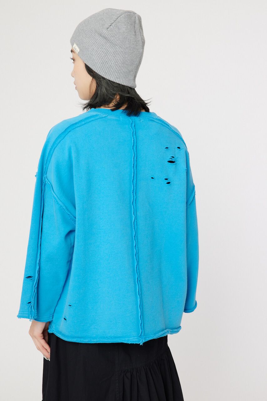 RODEO CROWNS「ウォッシュダメージスウェット」|Tシャツ・カットソー|