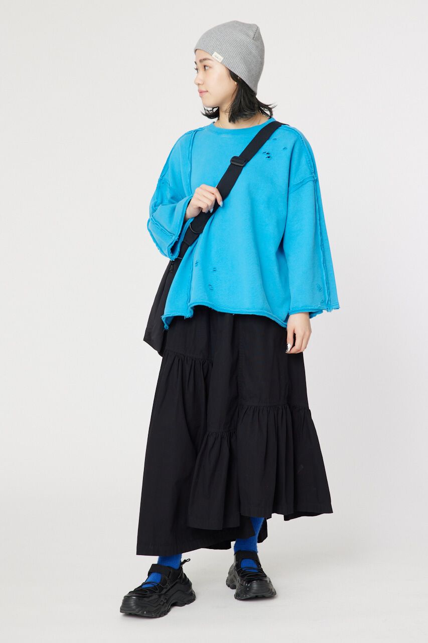 RODEO CROWNS「ウォッシュダメージスウェット」|Tシャツ・カットソー|