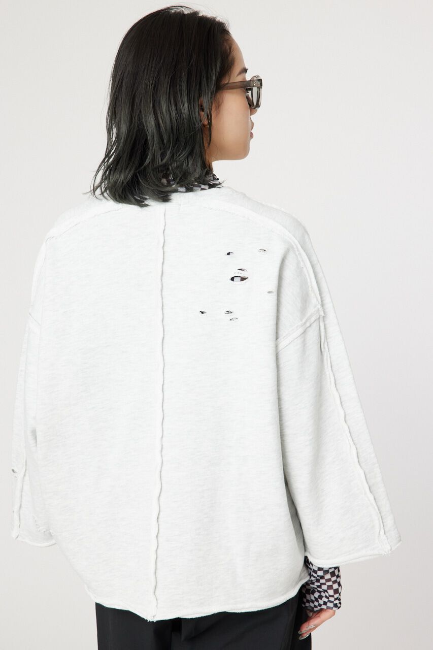 RODEO CROWNS「ウォッシュダメージスウェット」|Tシャツ・カットソー|