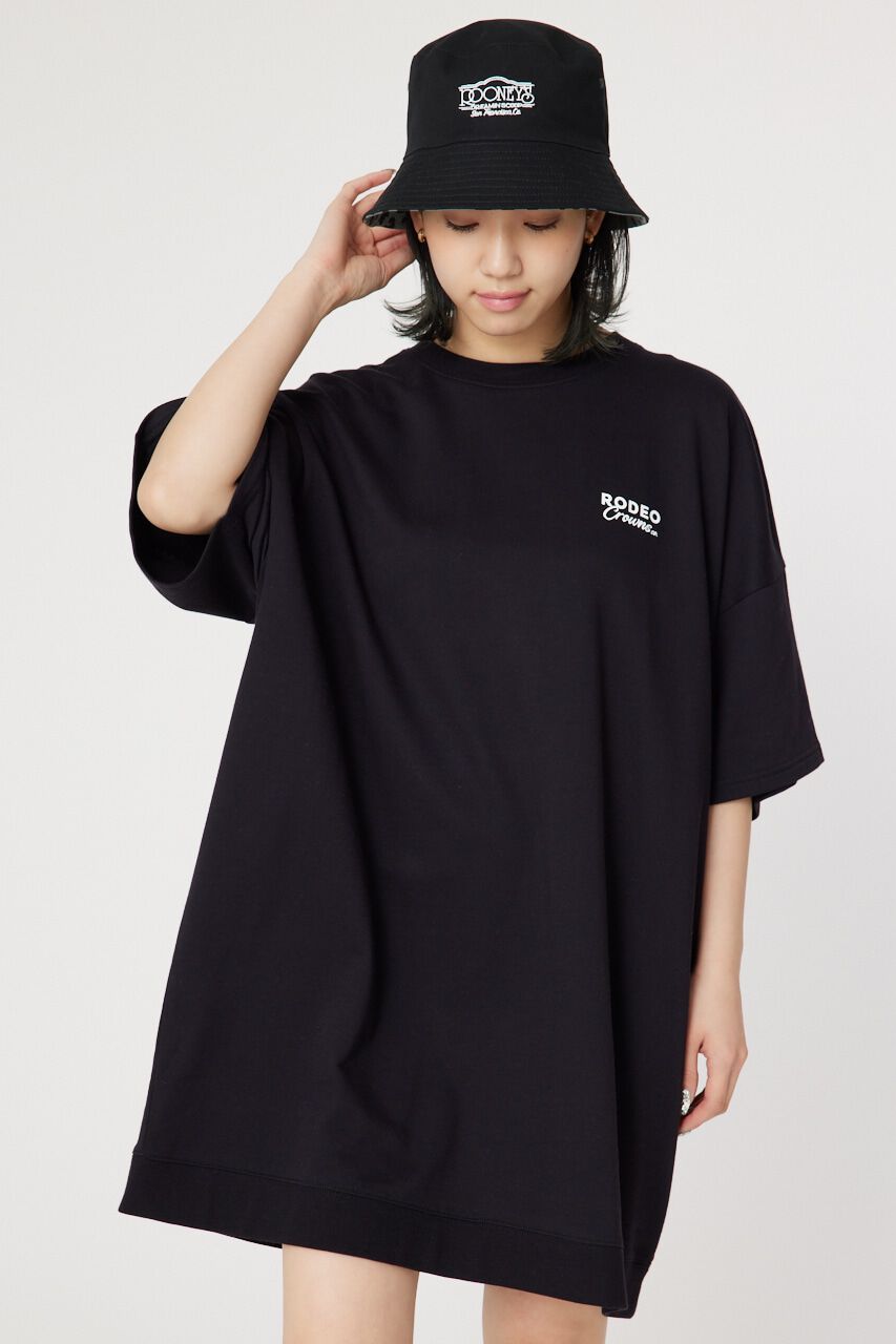 RODEO CROWNS「CROWN LOGOミニ裏毛 ワンピース」|ワンピース|