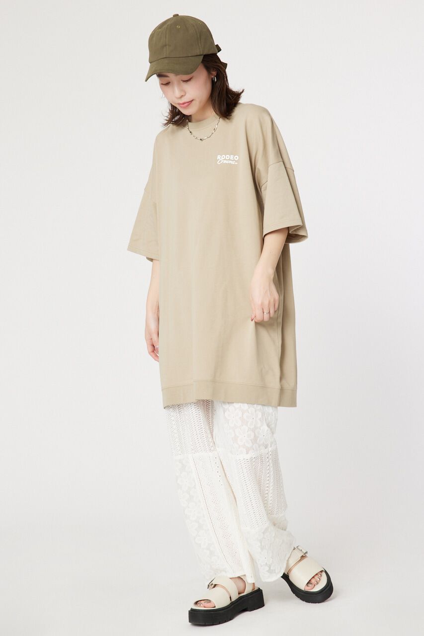 RODEO CROWNS「CROWN LOGOミニ裏毛 ワンピース」|ワンピース|