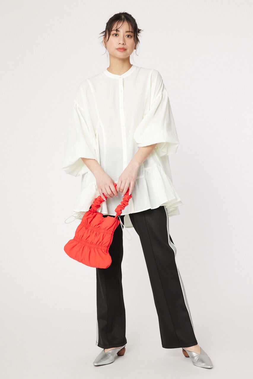 RODEO CROWNS「バンドカラーティアードチュニック」|シャツ・ブラウス|