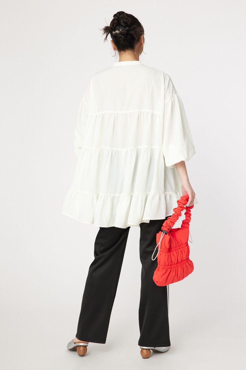 RODEO CROWNS「バンドカラーティアードチュニック」|シャツ・ブラウス|