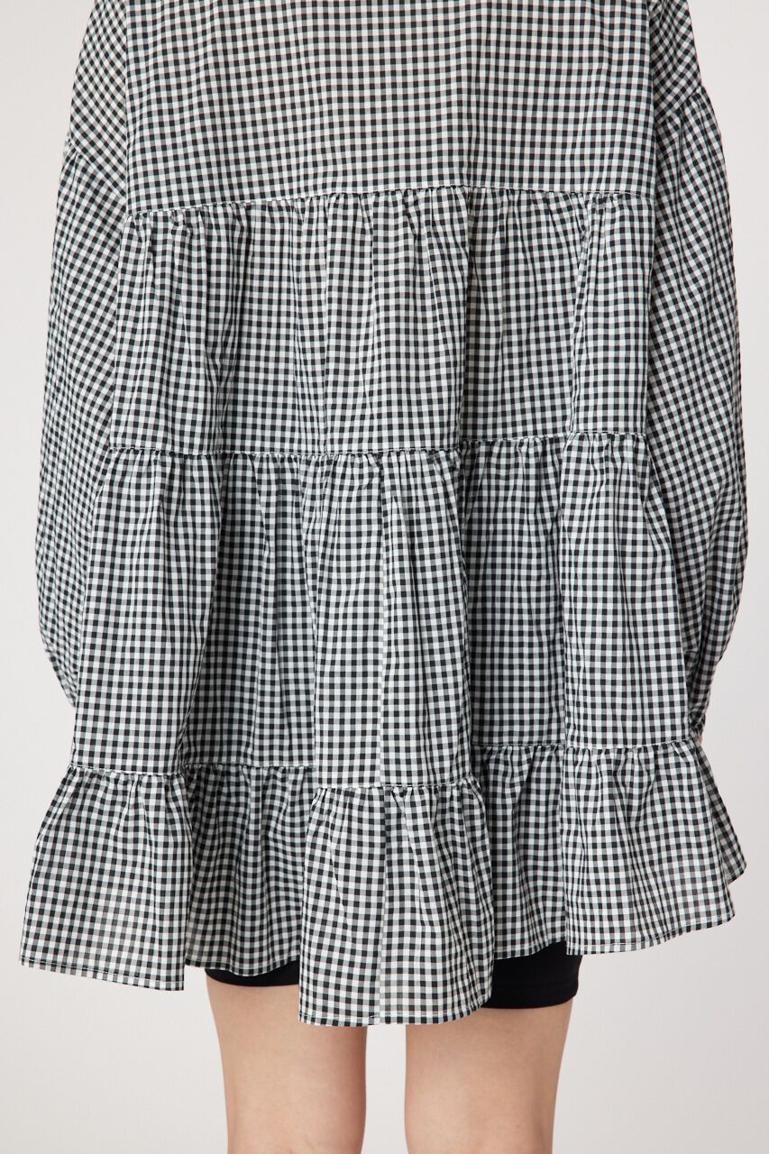 RODEO CROWNS「バンドカラーティアードチュニック」|シャツ・ブラウス|