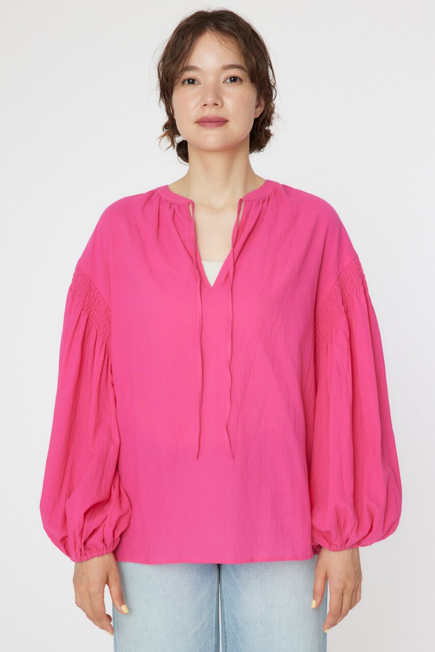 RODEO CROWNS「2WAY リネンカフタンブラウス」|シャツ・ブラウス|