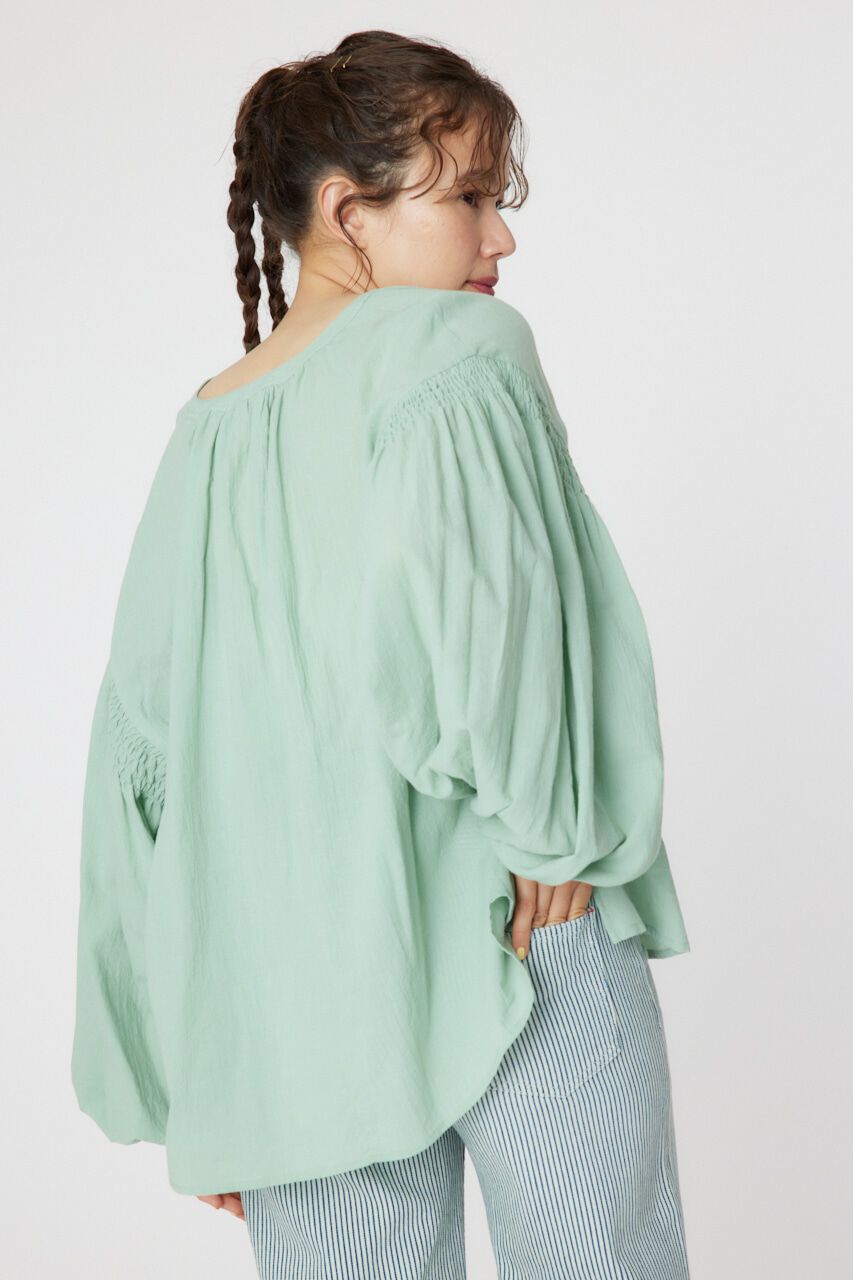 RODEO CROWNS「2WAY リネンカフタンブラウス」|シャツ・ブラウス|