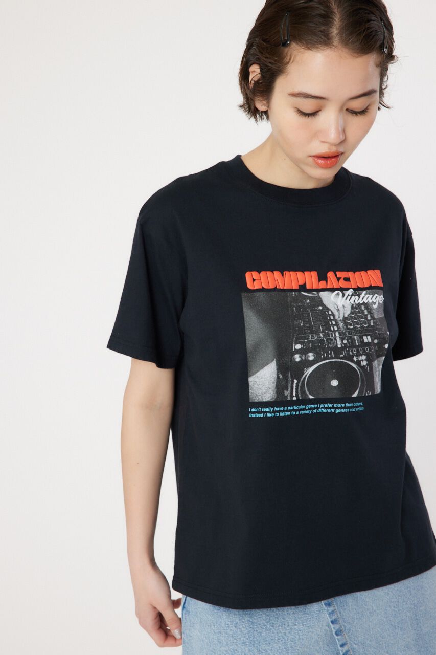 RODEO CROWNS「COMPILATION Tシャツ」|Tシャツ・カットソー|BLK
