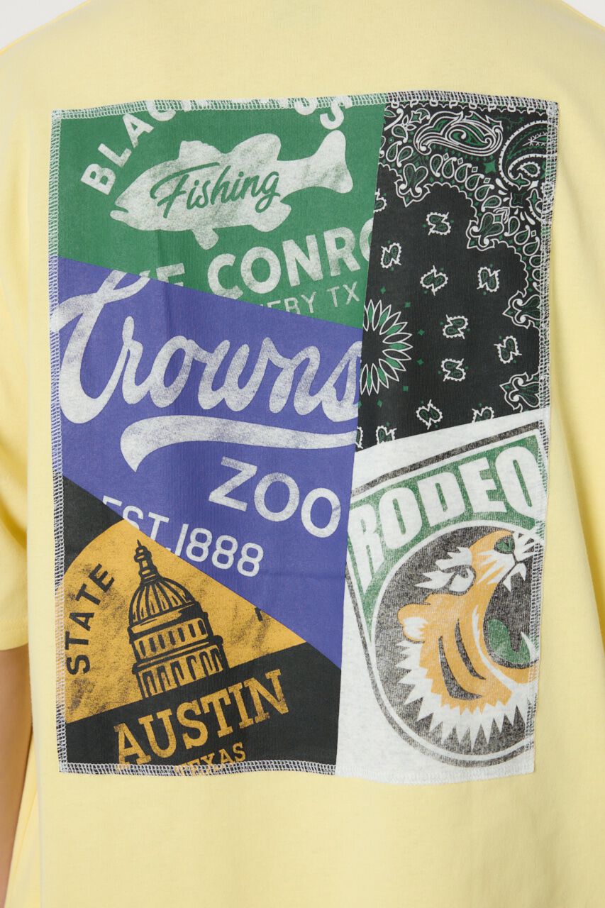 RODEO CROWNS「バックパッチワークイラストTシャツ」|Tシャツ・カットソー|