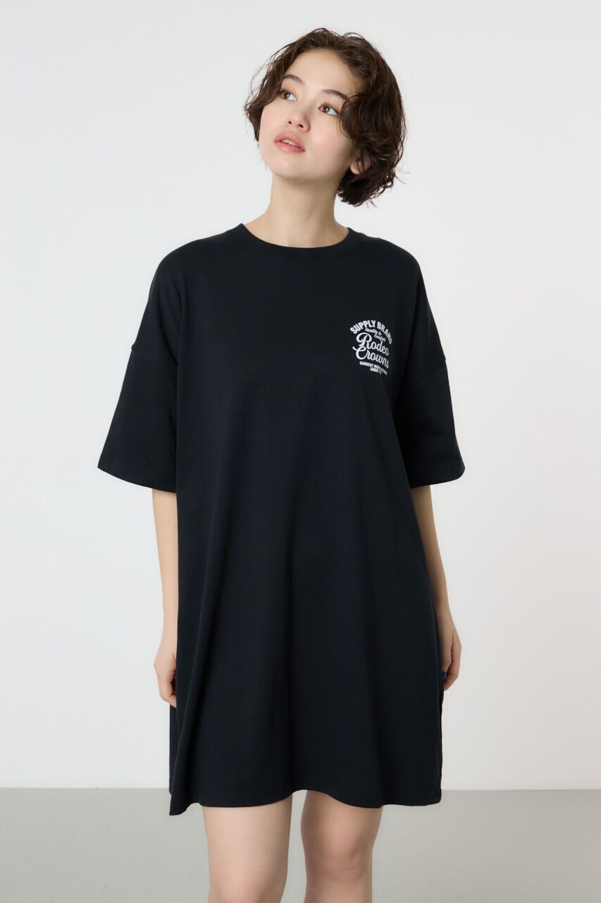 RODEO CROWNS「コーデュロ イレーベルワンピース」|ワンピース|BLK