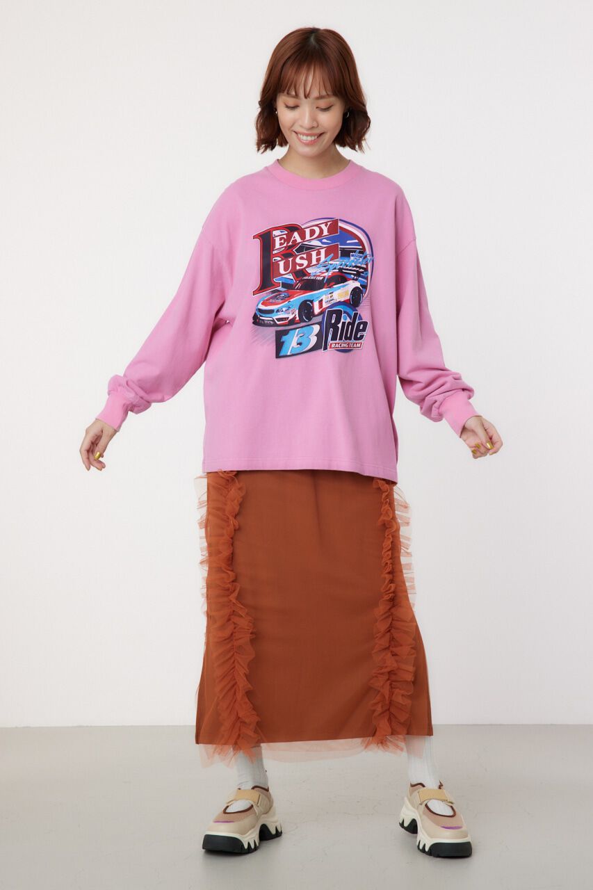 RODEO CROWNS「G/O AUTO RACING ロングTシャツ」|Tシャツ・カットソー|