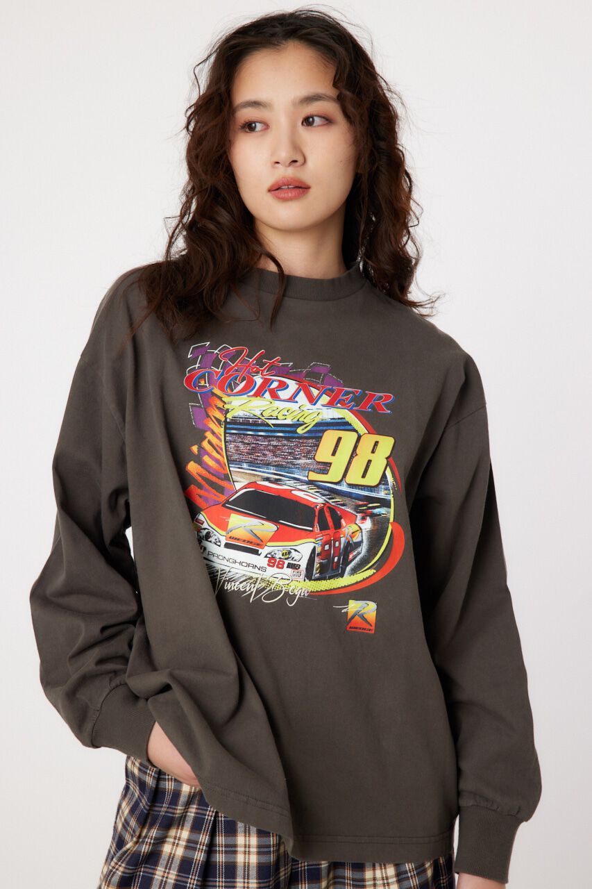 RODEO CROWNS「G/O AUTO RACING ロングTシャツ」|Tシャツ・カットソー|C.GRY