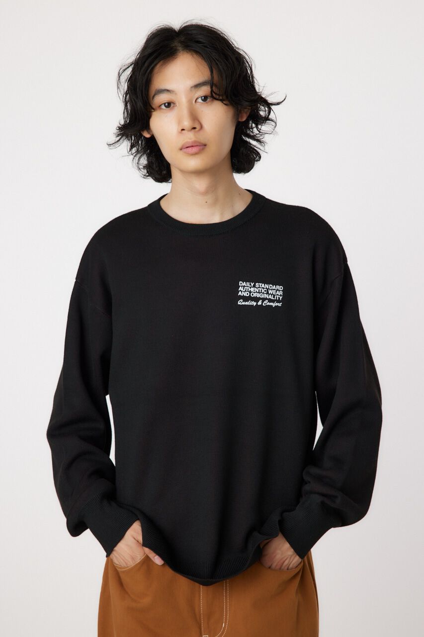 RODEO CROWNS「メンズSIGNSダブルジャガードニットトップス」|ニット・セーター|