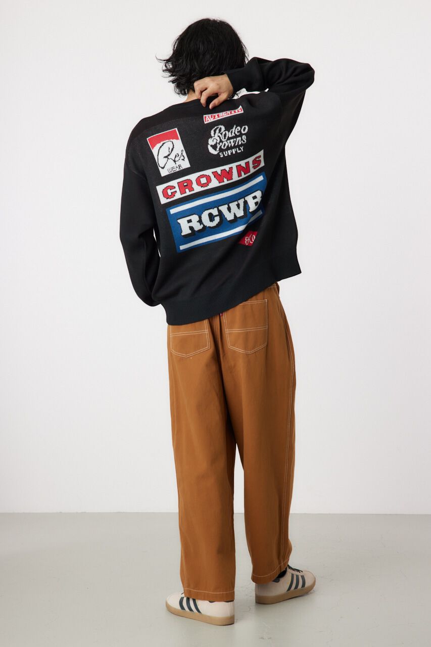 RODEO CROWNS「メンズSIGNSダブルジャガードニットトップス」|ニット・セーター|