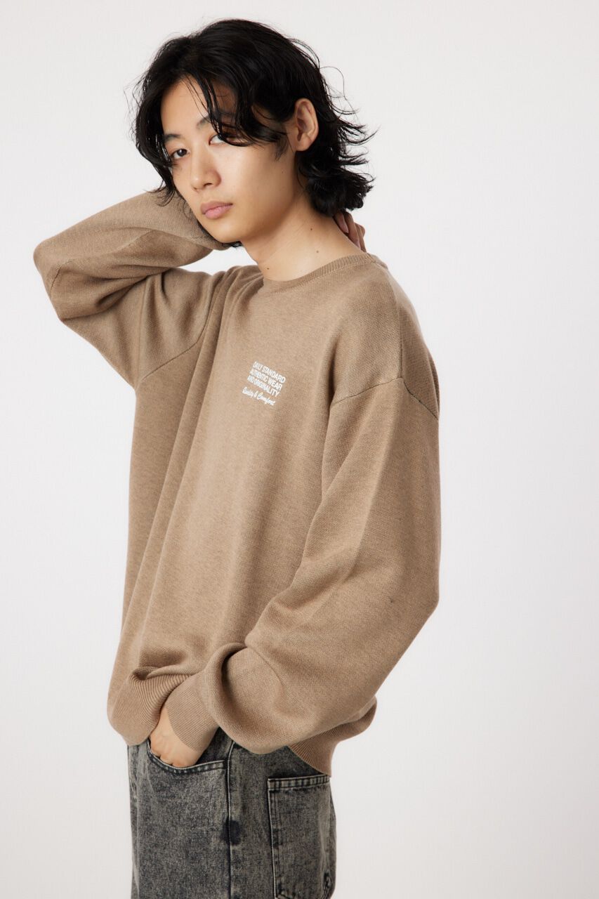 RODEO CROWNS「メンズSIGNSダブルジャガードニットトップス」|ニット・セーター|