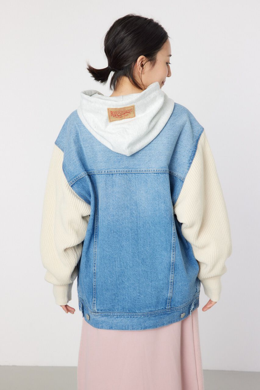 RODEO CROWNS「ニットドッキングデニムジャケット」|その他|