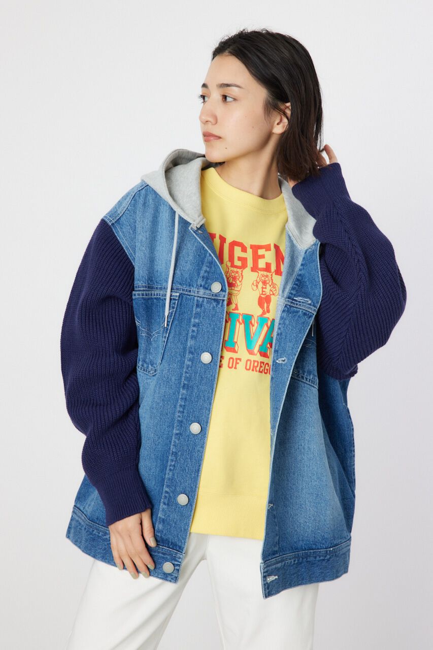 RODEO CROWNS「ニットドッキングデニムジャケット」|その他|