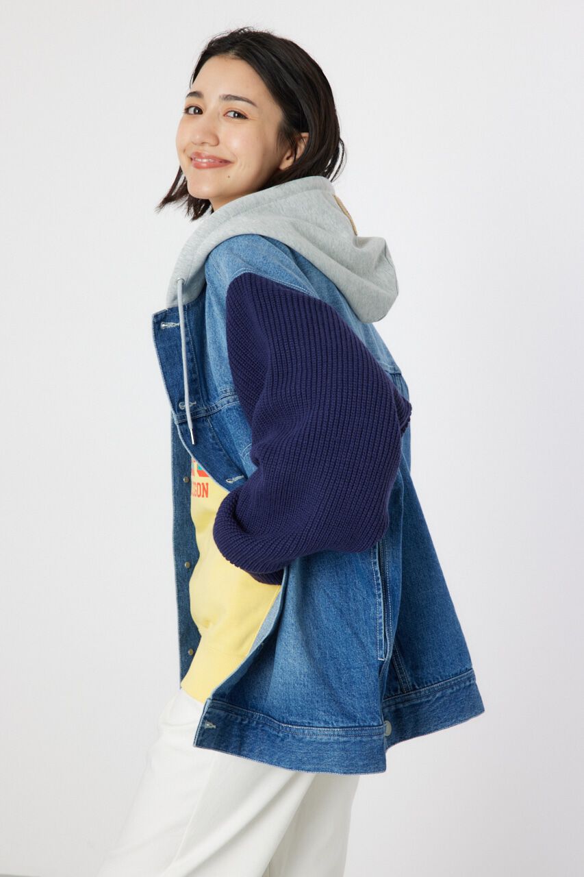 RODEO CROWNS「ニットドッキングデニムジャケット」|その他|
