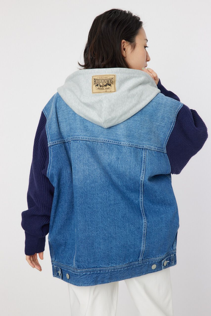 RODEO CROWNS「ニットドッキングデニムジャケット」|その他|