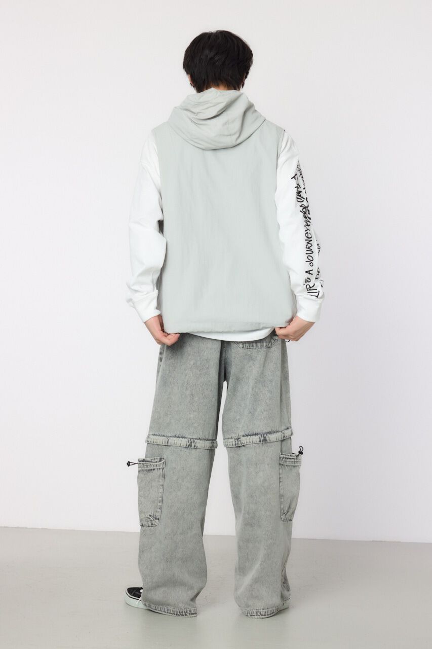 RODEO CROWNS「ドロストフーデッドベスト」|ダウンベスト・ベスト|